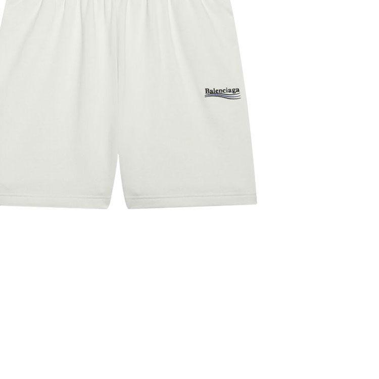 Balenciaga Political Campaign Sweat Shorts 641608TKVI99084