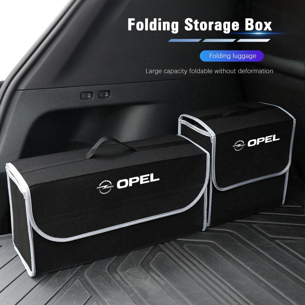 Car Trunk Organizer Box Large Capacity Folding Storage Bag For Opel Astra GTC Insignia Antara Meriva Zafira Vectra Mokka Corsa