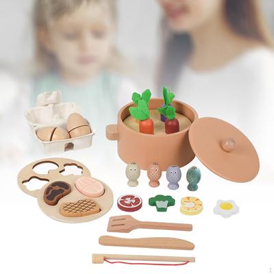 Toddlers Kitchen Playset Foods Accessories Toys for Kids Party Favor