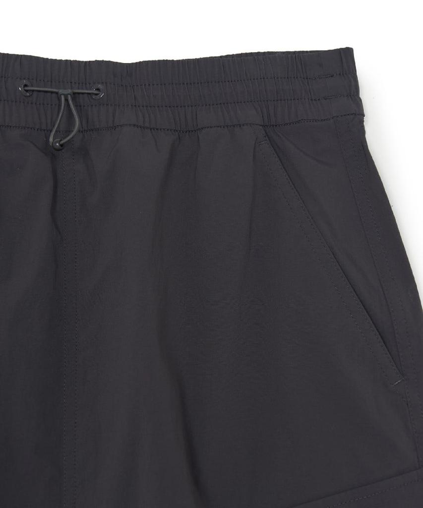 Emelbi Women'S Gorpcore Shirred Cargo Long Skirt Ny (D.Charcoal Grey)