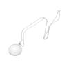 5X Magnifier Monocle Lens Necklace Magnifying Glass Loupe (Gold)