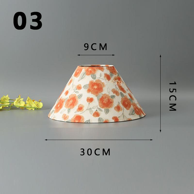 New Chinese Style Living Room Floor Lamp Shade DIY Replacement Lamp Cover E27 Fabric Home Decor Tabletop Lampshade