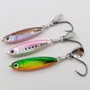 Iron Plate UV Metal Jigs UV Coating 3D Spinner Spoon Mackerel Lure  Saltwater Fishing