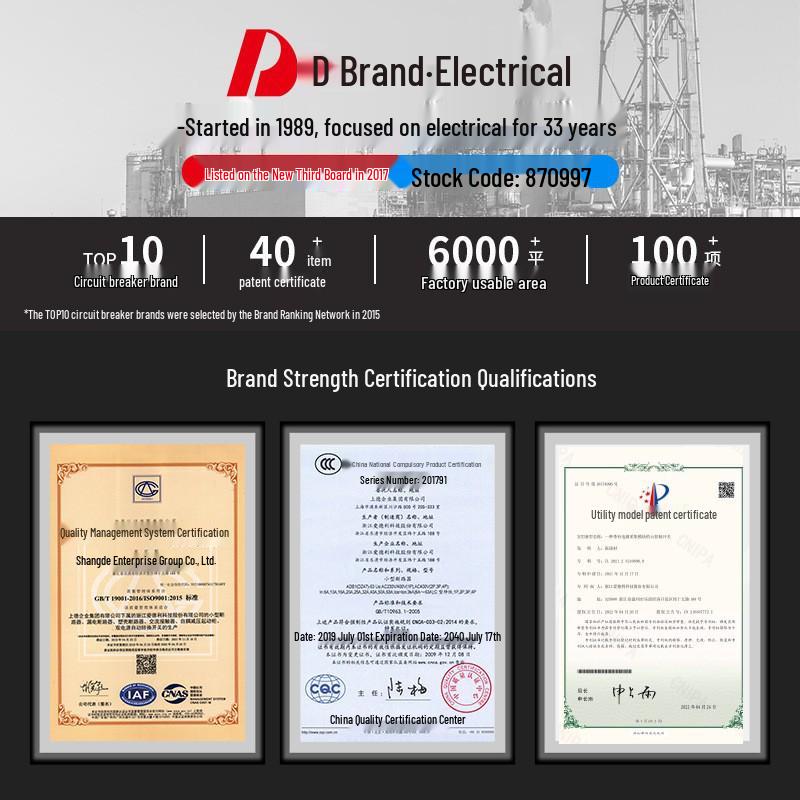 D Brand DZ10-250/3300 Transparent Plastic 3-Phase 3P Air Switch Circuit Breaker, 250A, 200A, 380V.