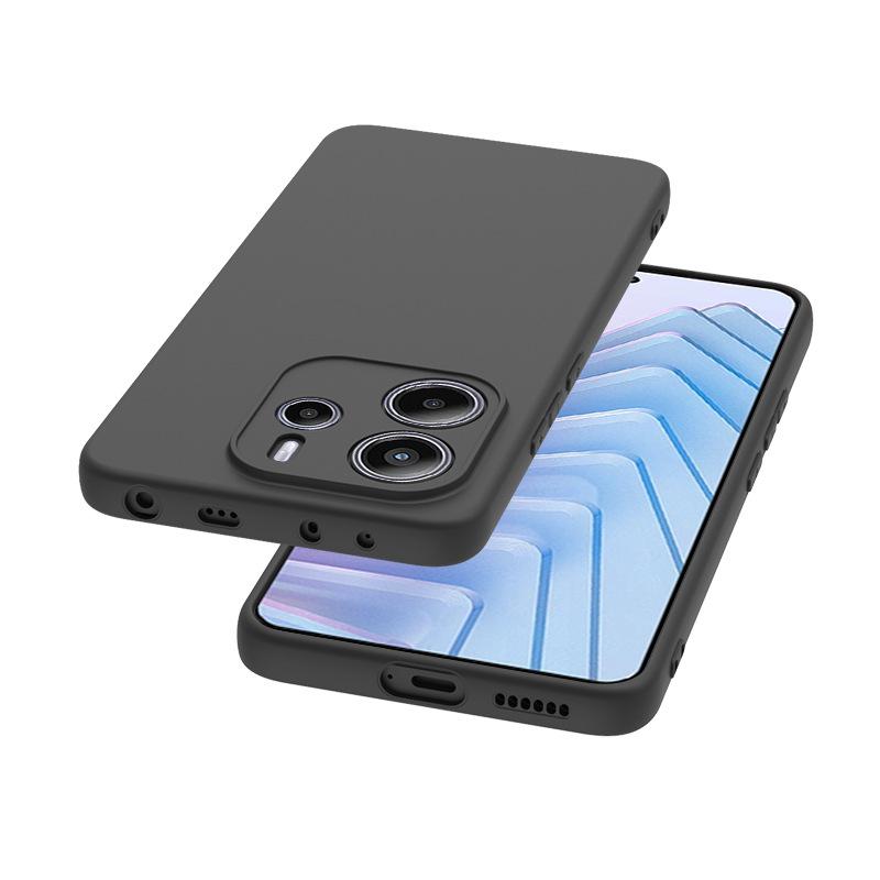 Pour Xiaomi Redmi Note 14 4G Europe Coque Noir Mat Souple TPU Arrière Housse de Téléphone pour Redmi Note 14 Pro Plus 4G 5G POCO X7 Pro Coques