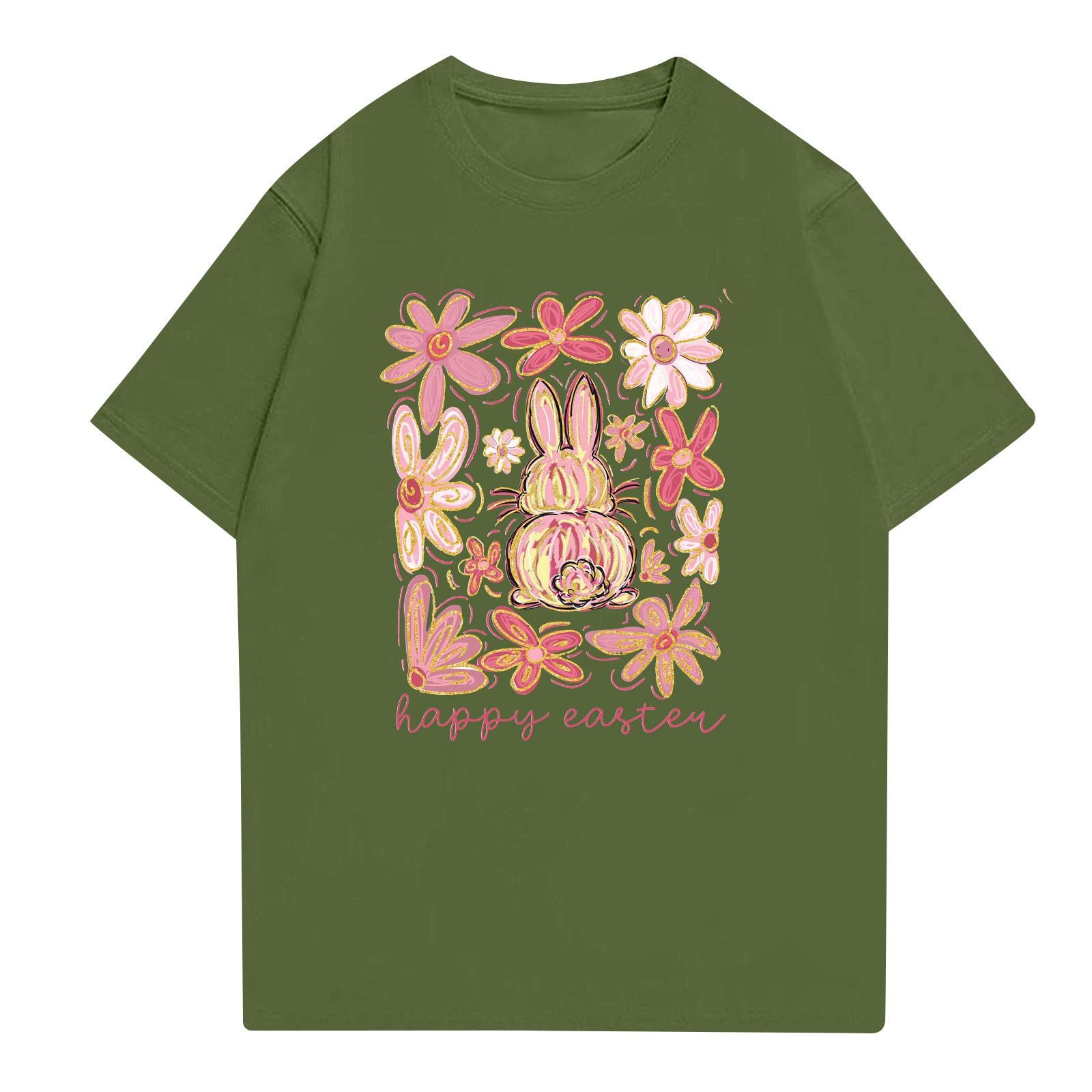 

Женская повседневная футболка с круглым вырезом и короткими рукавами с принтом XXXL