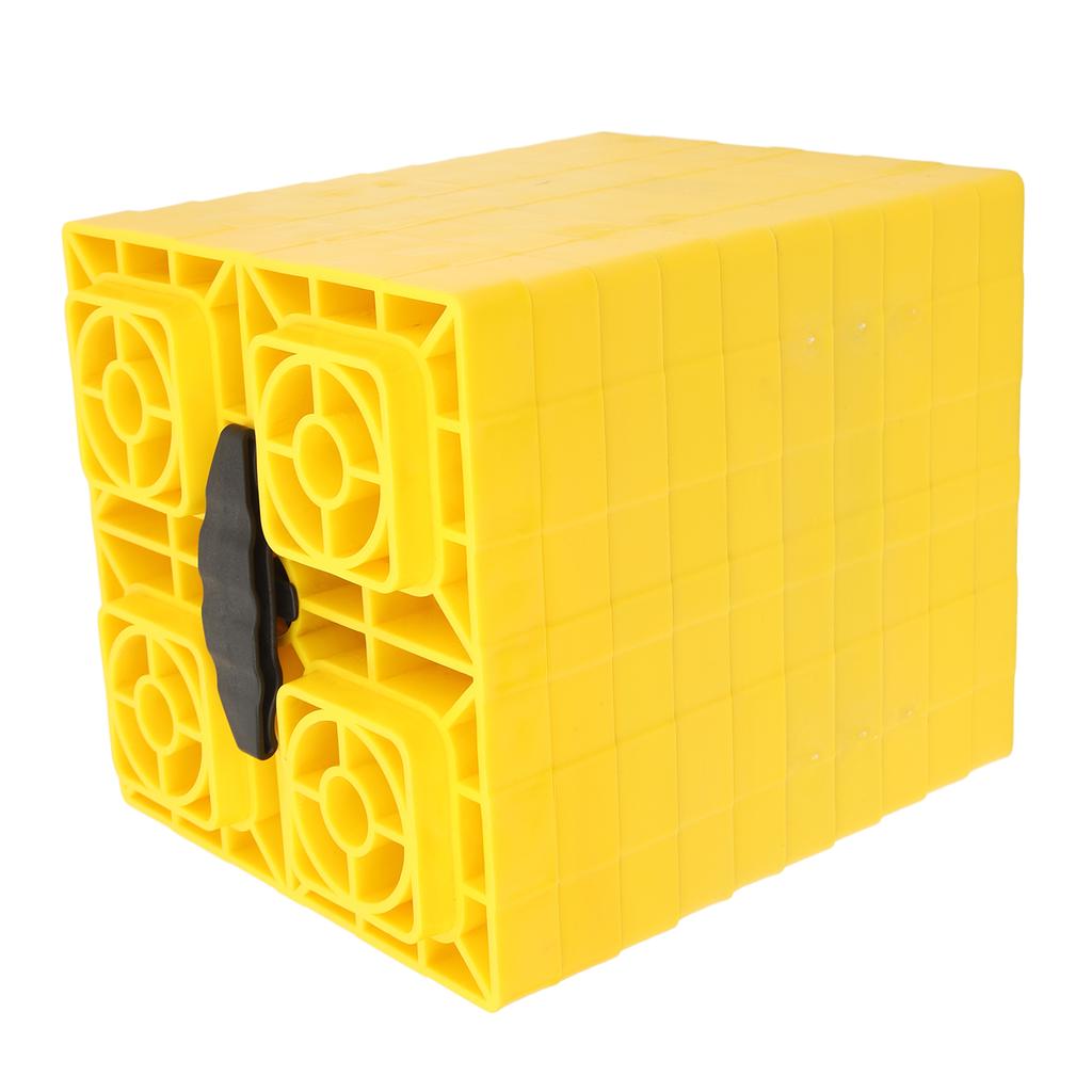 10 peças de blocos de nivelamento para campistas, almofadas antiderrapantes, design de blocos de nivelamento para serviços pesados com bolsa de armazenamento para