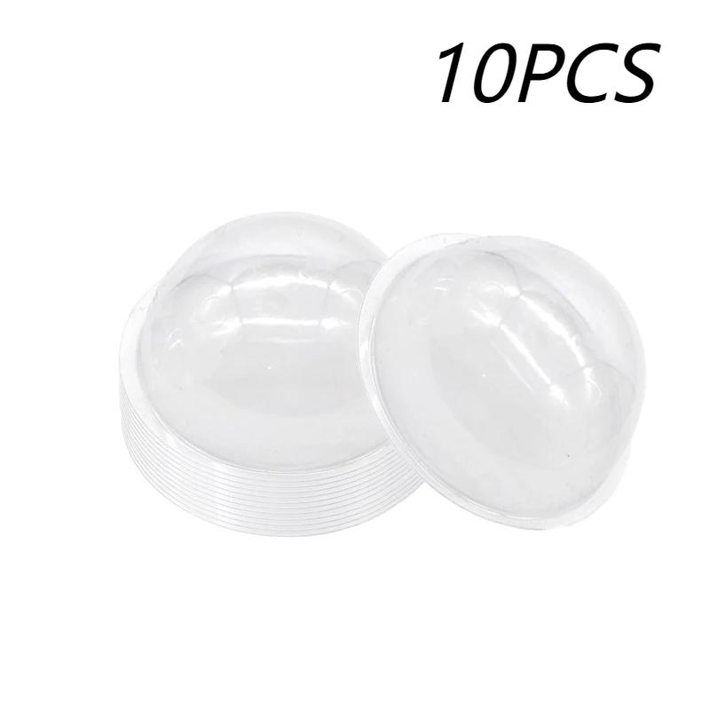 10/20/50PCS DIY Half Ball Cover Clear Candy Dome Set Plastic Half Dome Ornament Christmas Halloween Party Gift Packaging Cover