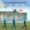 4K 8MP Wifi Surveillance Camera Tuya Dual Lens 10X Digital Zoom AI Human Detect Cam Wireless Outdoor Security PTZ IP Cameras