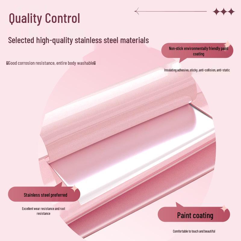 Non-stick High Precision Eyelash Tweezers Set - Glue-Free, Flat Head for Upper & Lower Lashes