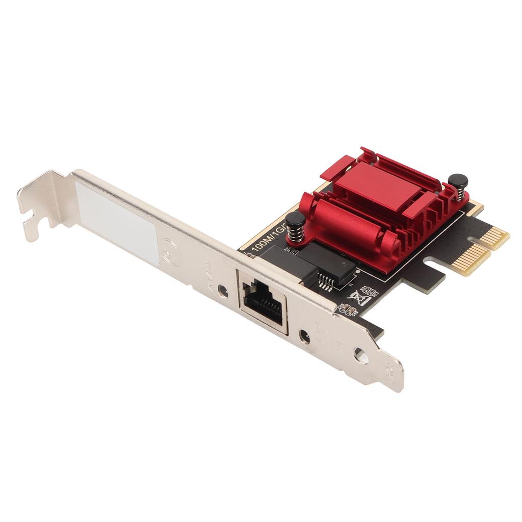 2.5G PCIe Network Adapter 10 100 1000 2500Mbps RJ45 Port RTL8125B Chip PCIe Network Card for Win
