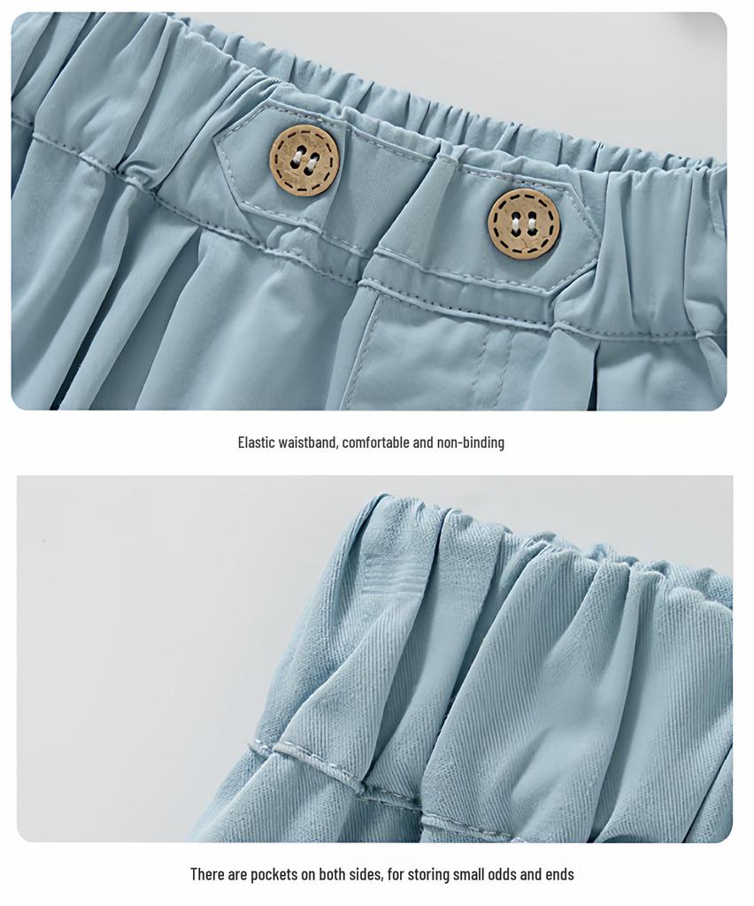 Baby Boy's First Birthday Formal Outfit – Short-Sleeve Shirt & Shorts Set