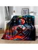 EDDIE MUNSON Printing Blanket Flannel Blanket Soft And Comfortable Blanket Home Travel Blanket Bedding Birthday Gift