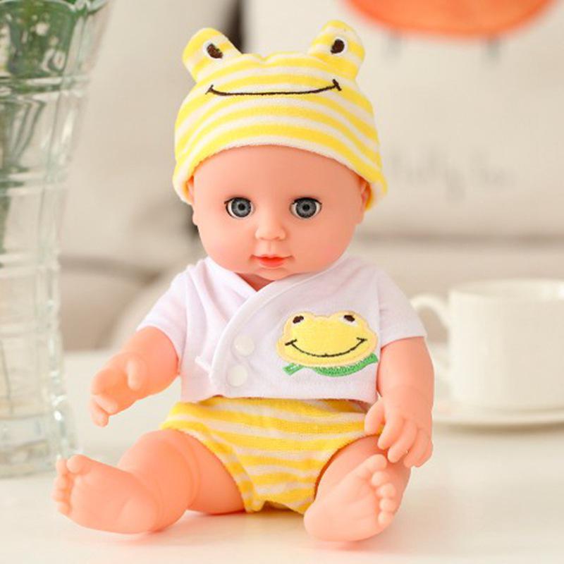 12" Simulation Doll with 30cm Dress-Up Clothes & 3-Piece Accessory Set