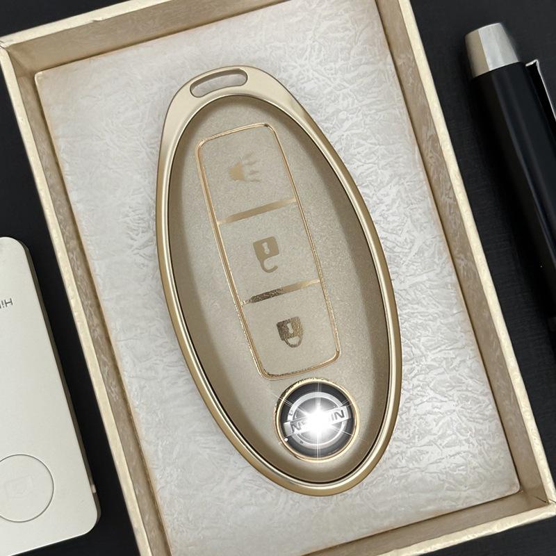 Aluminum Alloy Car Key Cover for Nissan Qashqai, X-Trail, Murano, Teana.