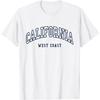 Kalifornien - Westküste - Throwback Design - Klassisches T-Shirt(2)