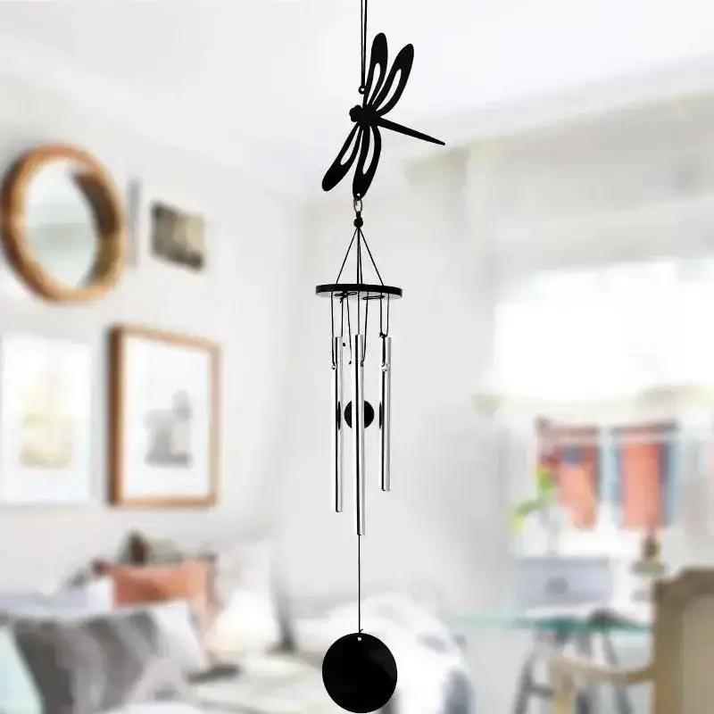 Creative Gifts Home Decoration Hollow Iron Craft Wind Chime Novelty Metal Pendant Bedroom Crafts Hanging Gift Room Accessories