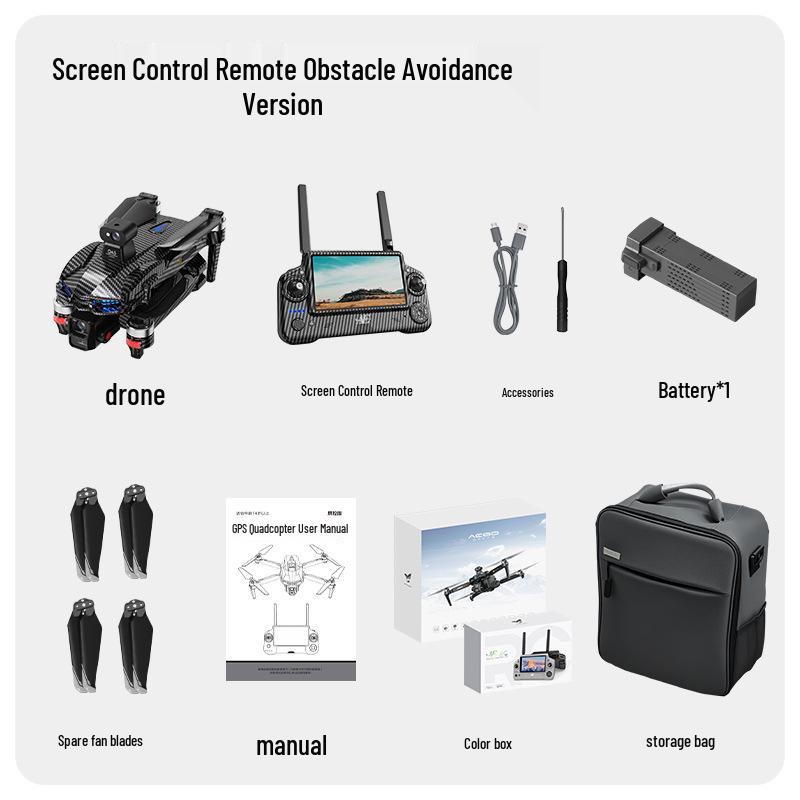 AE60 Three-Axis Gimbal Drone with GPS and HD Digital Image Transmission