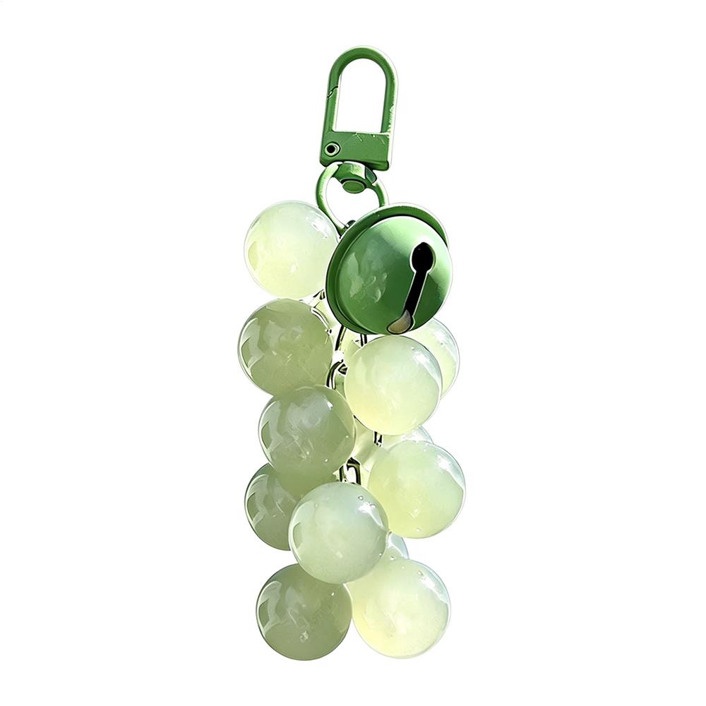 Bag Charms Color Changing Fruit Beads UV Detector Pendant Women's Novelty Keychains for Purse Outdoor Car Handbag Tote Women