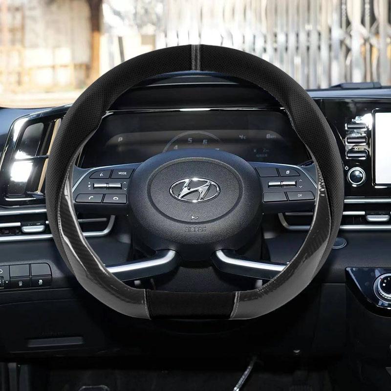 Car Steering Wheel Cover For Hyundai Elantra Ix35 Accent I10 Ioniq Kona Certa Elantra N Santa Fe Sonata Tucson I20 I30 I40