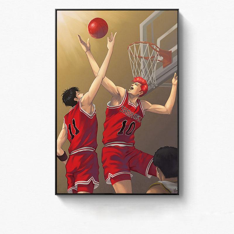 Japan Anime Slam Dunk Animation Wall Art Pictures Posters Canvas Paintings for Living Room Teen's Bedroom Decorations Home Decor No Frame
