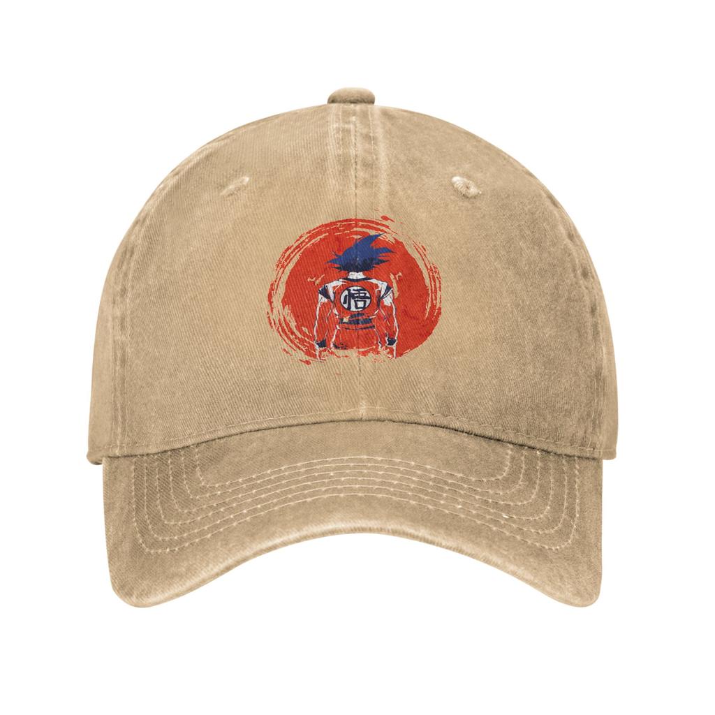 Retro Japan Saiyan Baseball Caps Unisex Distressed Washed Cap Goku Kakarot Dragon Ball Manga Outdoor Summer Adjustable Caps Hat