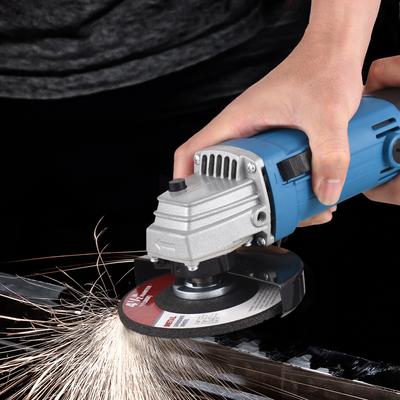Úhlová bruska, 4,2 A 500 W, elektrická bruska 4-1/2" / 5'', elektrické nářadí s brusnými kotouči, řezání