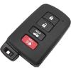 Replacement Key Fob Cover Case Shell Fit for Highlander Avalon Camry Corolla