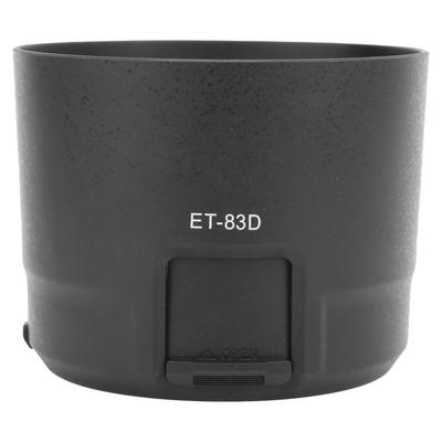 Paraluce per obiettivo ET‑83D per obiettivo Canon EF 100‑400mm F 4.5‑5.6L IS II USM Materiale ABS Nero