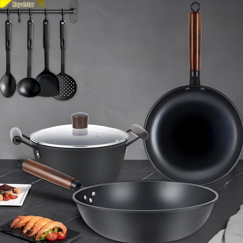 Royalstar Craftsman Star Wrought Iron Cookware Set