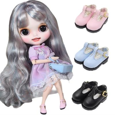 Dress Up For Blyth Doll Shoes Cute Outfit Doll Leather Shoes OB22 OB24 Shoes  Doll Accessories