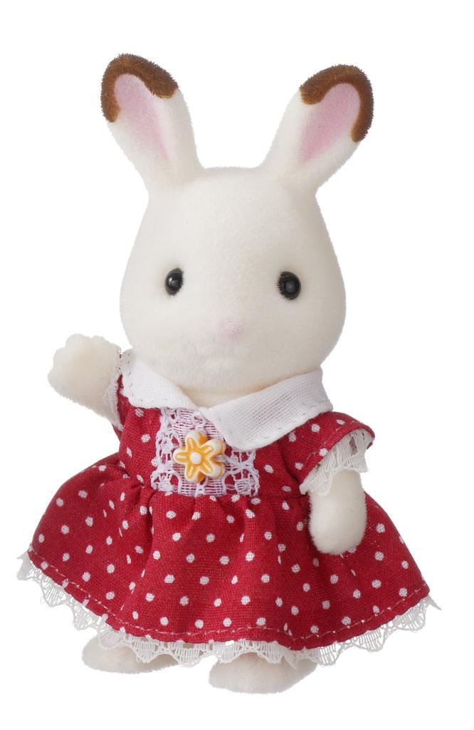 Epoch Zestaw lalek i mebli Sylvanian Families Dziewczynka Królik Czekoladowy i Zestaw Mebli DF-10