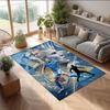 Erling Haaland Calcio Football Pattern Tappeto Morbido per Area Tappeto per Pavimento Interno Antiscivolo Tappetino Decorazione Sportiva per Camera da Letto