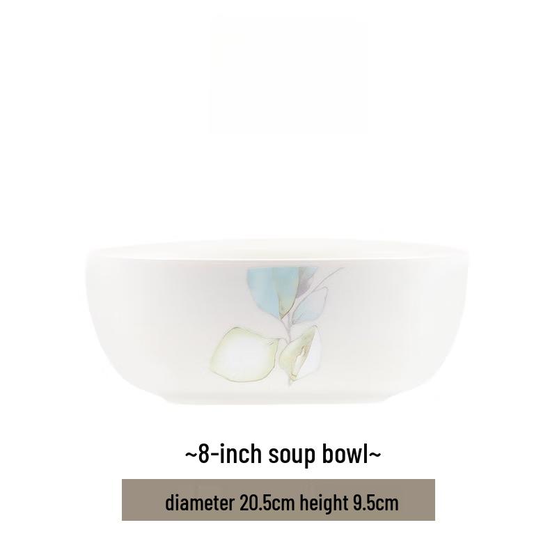 Mod Lanka New Chinese Style Ceramic 8-inch Soup Bowl