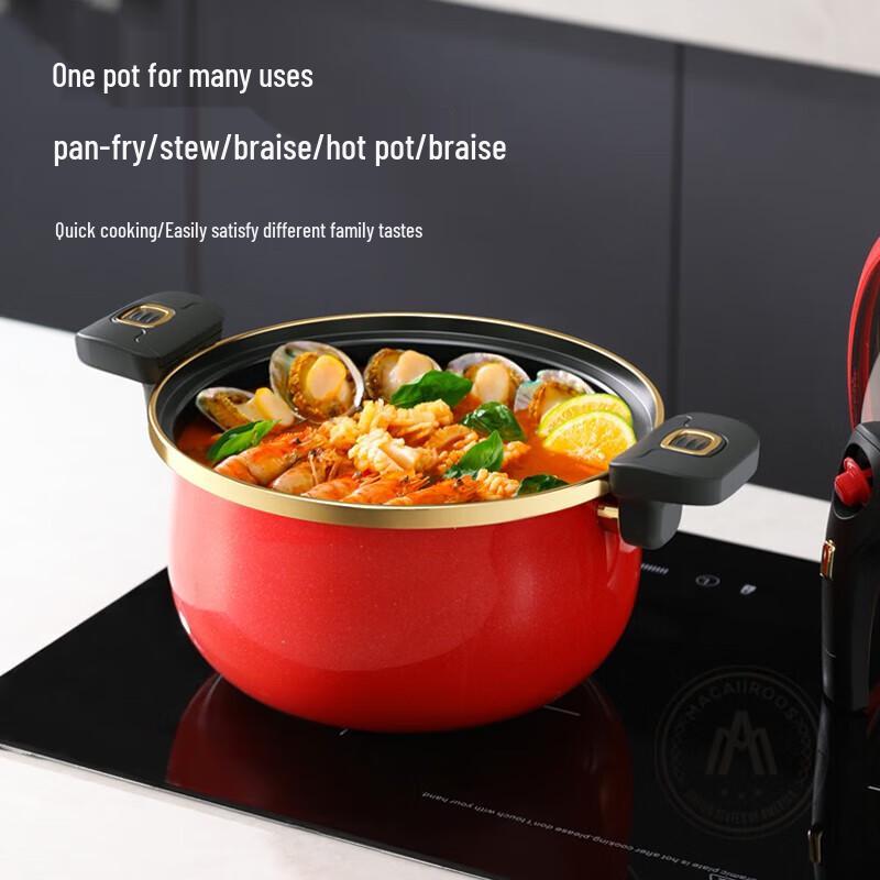 

Maikalo Enamel Micro-Pressure Soup Pot