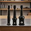 3 Pieces 1/2 Socket Adapter Darkened Finish 3/8 CrVanadium Steel Metal Power Tool