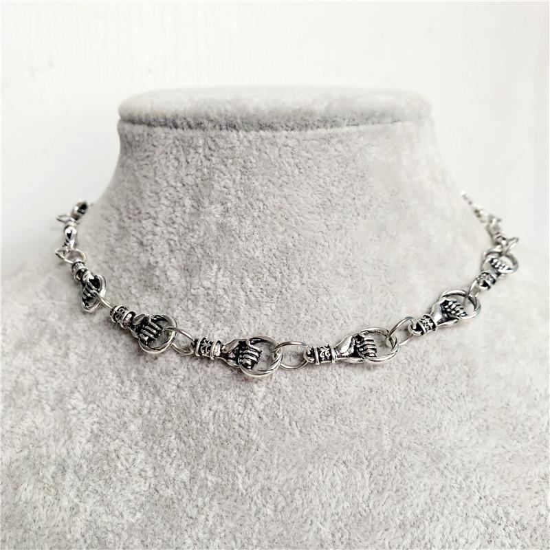 Unity is Strength  Fist Pendant Necklace - European & American Inspirational Ornament