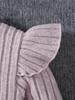 Girl's Casual Fashion Outfit with Striped Ruffle Edge Long Sleeves&comfortable Solid Color Dress for Spring, Autumn and Winter Styles