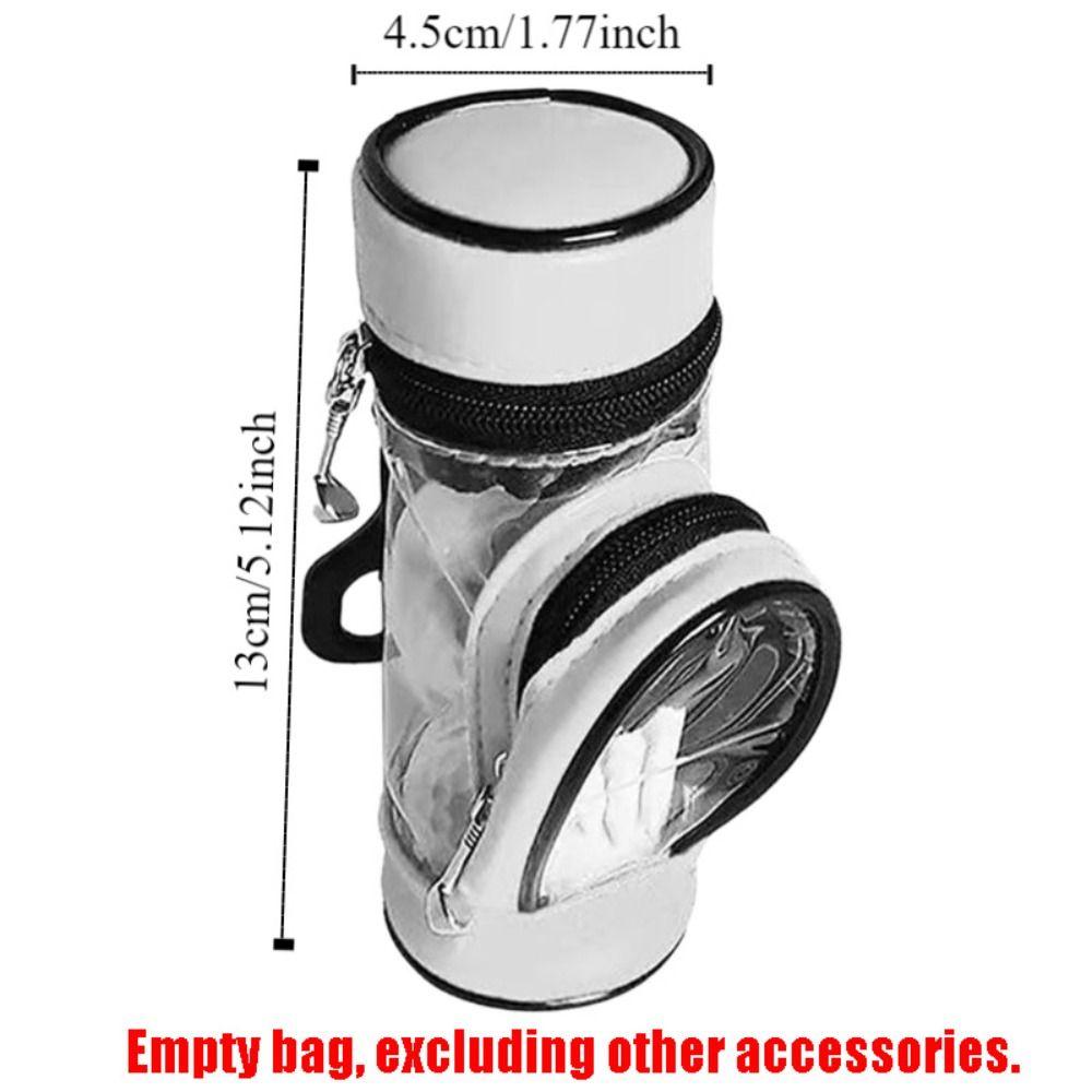 Portable Golf Ball Storage Bag Waterproof Golf Waist Pouch Golf Ball Waist Pack  Golf Training