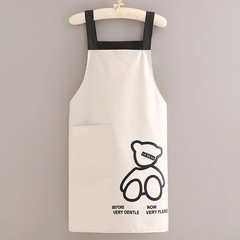 

Фартук кухонный бытовой водонепроницаемый и маслостойкий талия может быть зафиксирована печать логотипа для взрослых работа