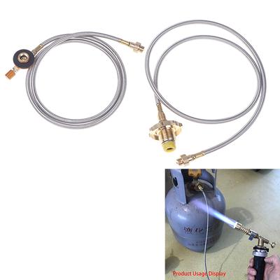 1M Liquefied Gas Tank Flat Gas Tank Inflation Connection Pipe Extension Line For Outdoor Camping Gas Tank Connection Pipe Adaper