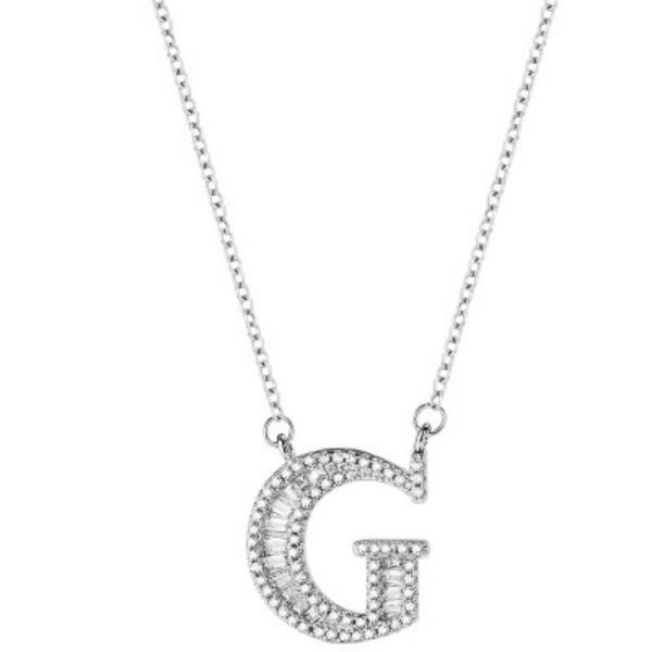 English Letter Necklace Suitable for Couples' First Letters