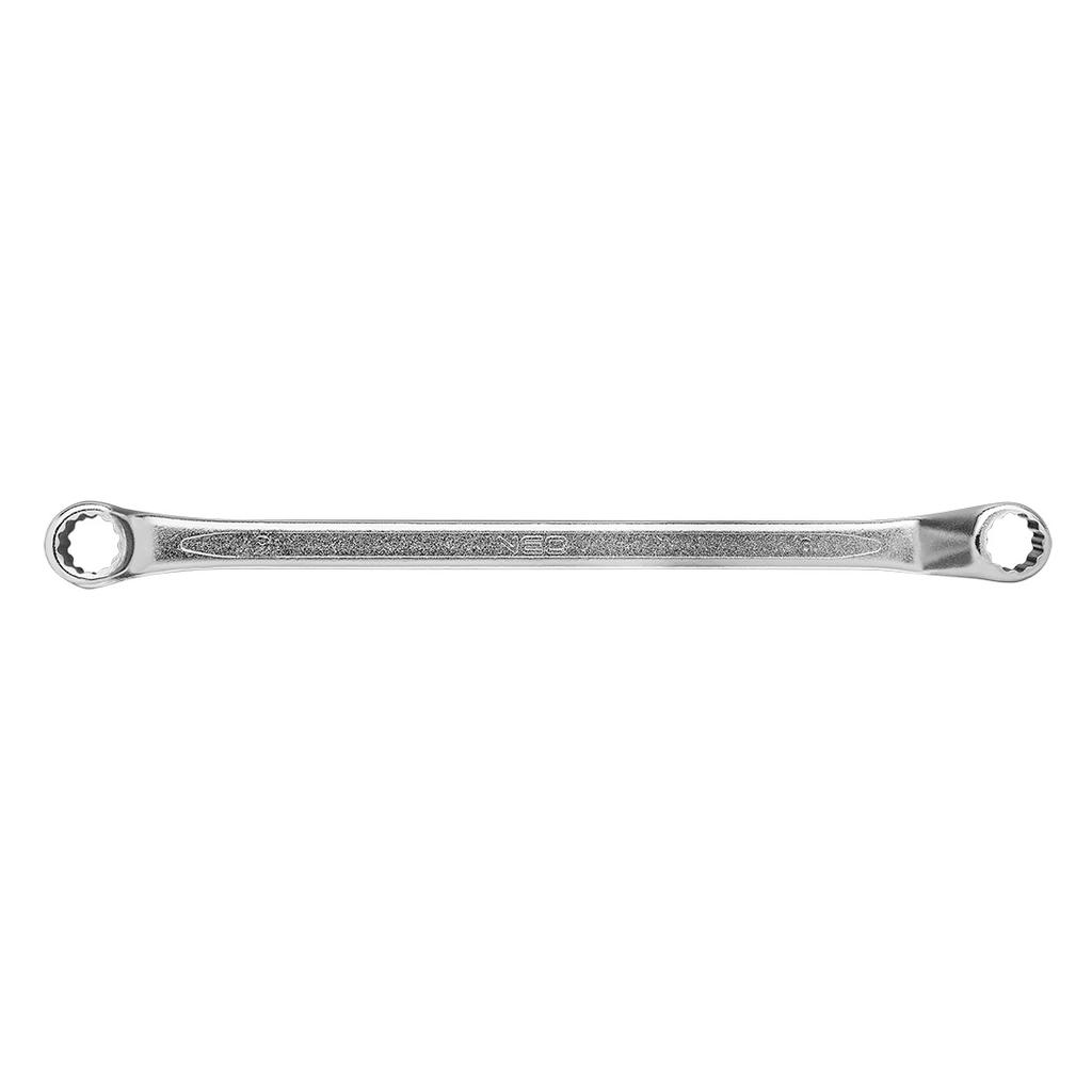 Offset ring wrench 8 x 9 mm