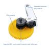 For 3D Printer P1S X1C Hardened Steel Helical Gear Extruder Gear Metal Helical Gear Assembly