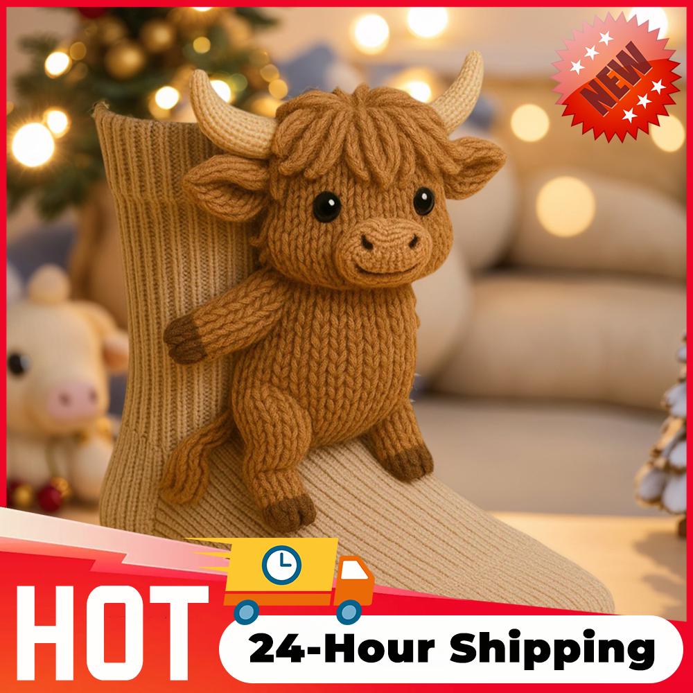 Nuova Moda Calzini da Donna Cartone Animato Animali 3D Calzino Kawaii Calzini da Pavimento da Donna Lavorati a Maglia Carini Animali Calzini da Pavimento Inverno Calzini Divertenti