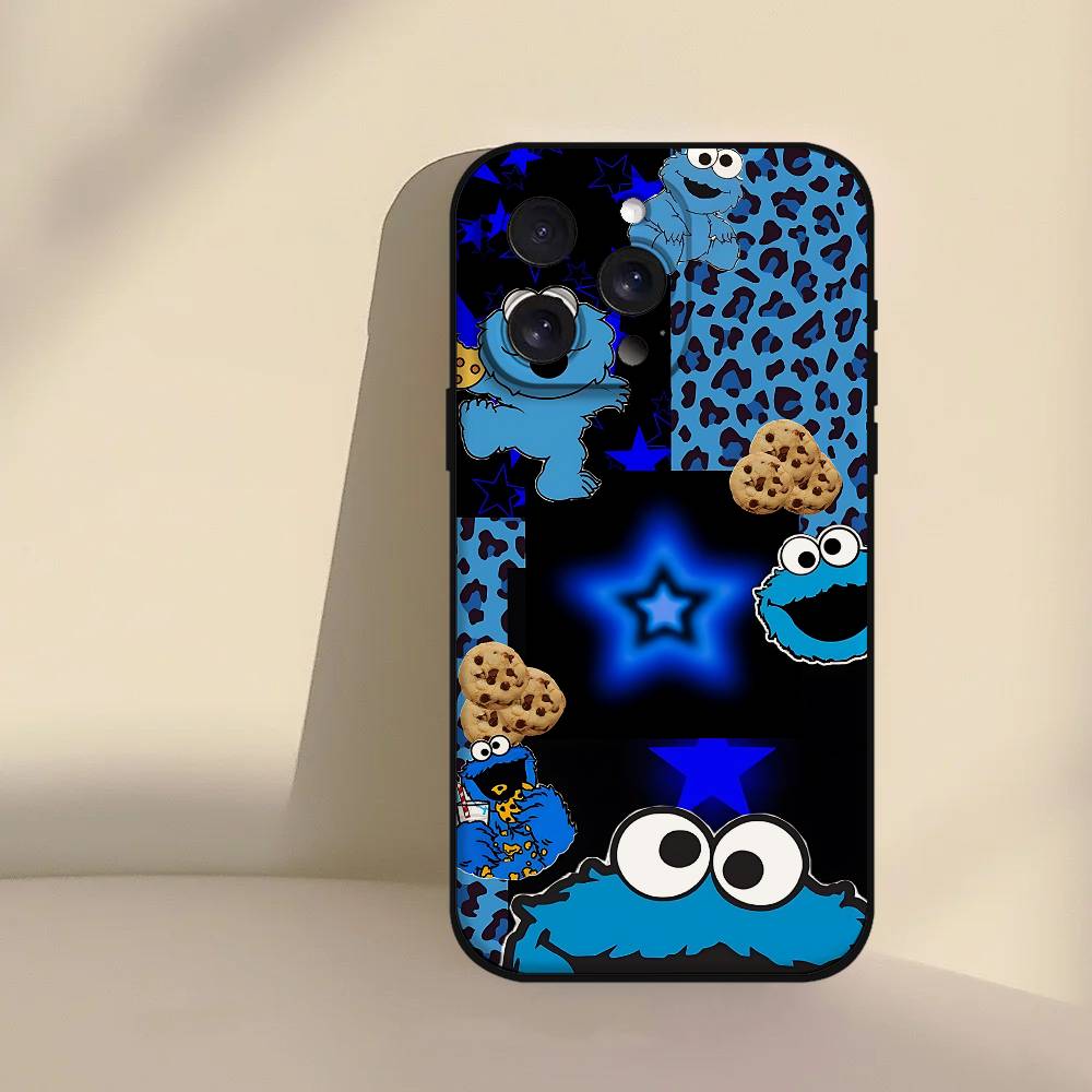 Cookies Monster Phone Case For IPhone 17/16/15/13/14 Pro Max/ 11Plus/X/Xr/Xs Max/12mini