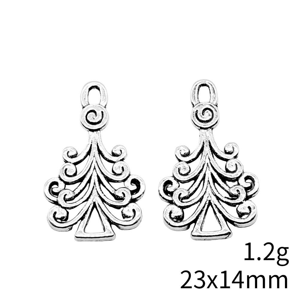 Back To School Charms For Keychains Christmas Tree Charms Pendant Backpack Craft Pendants