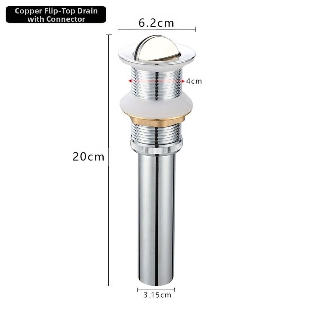 Anti-Clogging Sink Stopper Rust-proof Sink Strainer Durable Universal Sink Drain Bathroom Sink