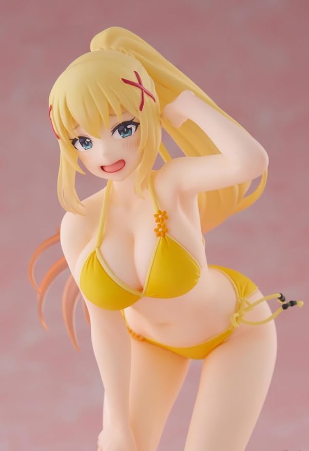 Darkness Figure Swimsuit Ver. KonoSuba: God's Blessing on this Wonderful World! 3 Coreful Official Figure, Approximately 18cm in Height