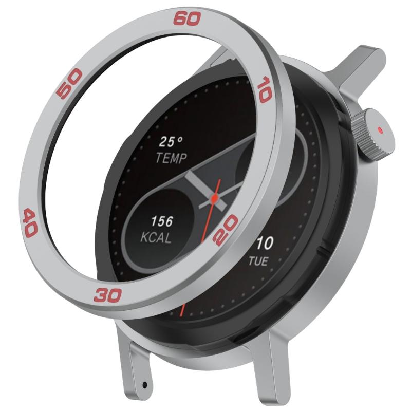 Bezel Rings Screen Protector Smartwatch Frame Cover for CMF Watch 2 Replacement Protector Bumper with Tempered Film